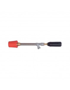 Pistolete sin fin lanza fumigar 300 mm rosca 1/2" con regulación en mango campana mediana