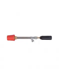 Pistolete sin fin lanza fumigar 300 mm rosca 1/2" con regulación en mango campana mediana