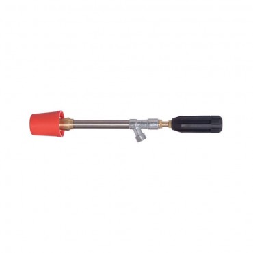 Pistolete sin fin lanza fumigar 300 mm rosca 1/2" con regulación en mango campana mediana