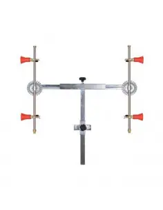 Barra fumigación en T 2 + 2 con pulverizadores