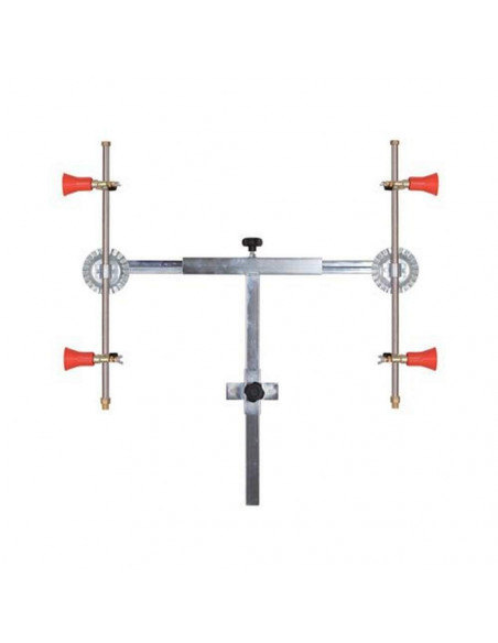 Barra fumigación en T 2 + 2 con pulverizadores