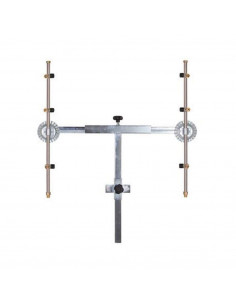 Barra fumigación en T 3 + 3 sin pulverizadores