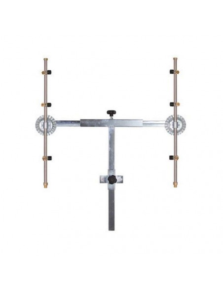 Barra fumigación en T 3 + 3 sin pulverizadores