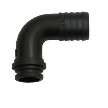 Racor recto para tuerca de 1" 1/4 - 25mm Plástico