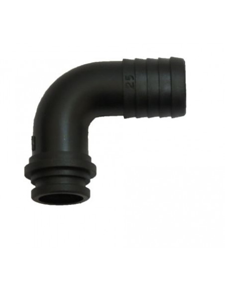 Racor recto para tuerca de 1" 1/4 - 25mm Plástico