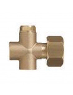 Soporte pulverizador regulable columna latón con tapón