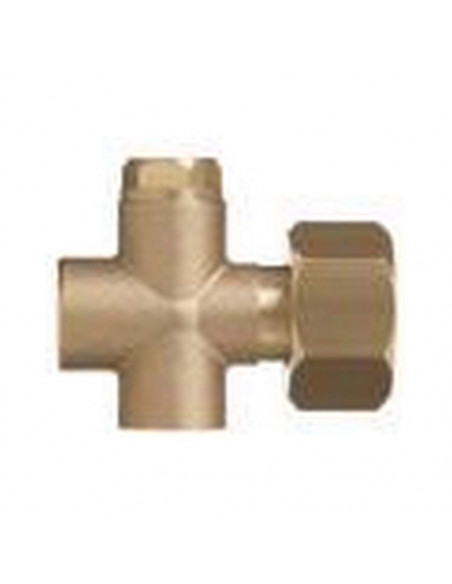 Soporte pulverizador regulable columna latón con tapón