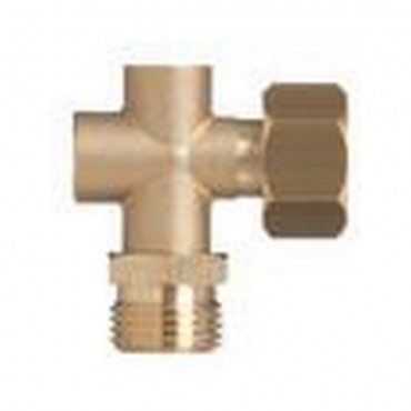 Soporte pulverizador regulable columna latón con entronque