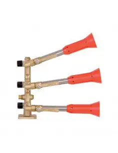 Columna 3 salidas M-2015 con pulverizador regulable con palanca con módulo antigota