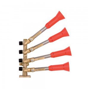 Columna 4 Salidas M-2015 con pulverizador regulable con palanca con módulo antigota