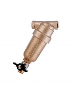 Filtro inclinado latón con grifo inferior 1/2" 150 L/min