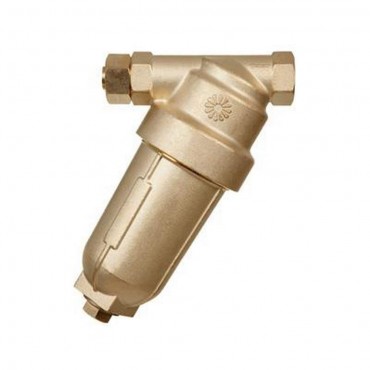 Filtro inclinado latón tuerca loca con tapón inferior 1/2" 150 L/min