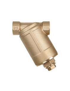 Filtro inclinado latón con tapón inferior 1/2" 70 L/min