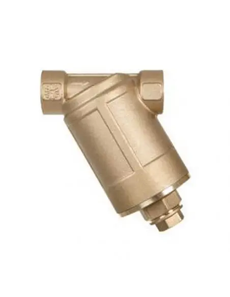 Filtro inclinado latón con tapón inferior 1/2" 70 L/min