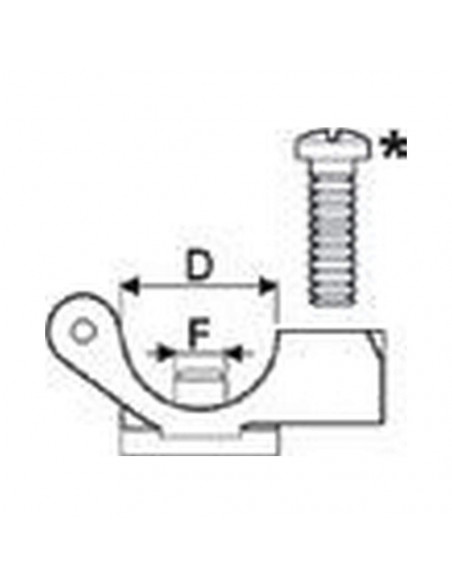Tornillos Inox para porta boquilla 25 uds