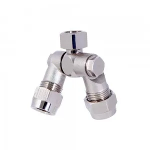 Porta boquilla articulado doble latón H 1/4" 5 uds