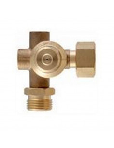 Soporte pulverizador regulable columna latón entronque antigota