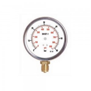 Manómetro glicerina INOX Ø 63 mm 1/4" 0 - 40 bar