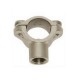 Abrazadera de latón para tubo Ø 20 mm con rosca corta hembra 1/4" 10 uds