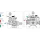 Bomba membrana carretilla BPX 25 para motor eléctrico 230v