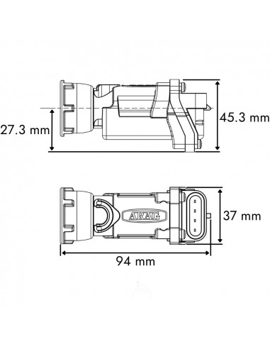 Motor SELETRON TRI-JET para portaboquillas