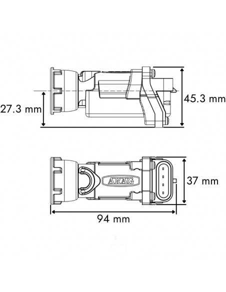Motor SELETRON TRI-JET para portaboquillas