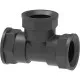 Racor en T hembra 1/2" - 3/4" - 1/2" plástico (25 uds)