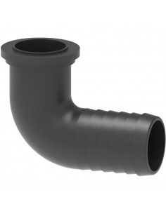 Espiga curva 20 mm 90º con asiento plano para tuerca 3/4" (25 uds)