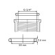 Juntas tóricas para racores plástico 3/4" (25 uds)