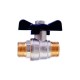 Grifo llave de paso esfera mariposa 1/2" x 1/2" M-M