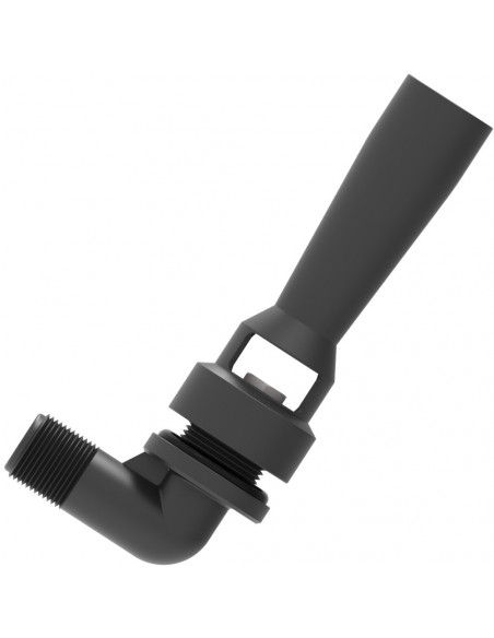 Agitador hidráulico boquilla inoxidable con codo 1.2 mm 1/2" plástico