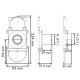 Válvula de compuerta H-H 1 1/2" - 1 1/2"