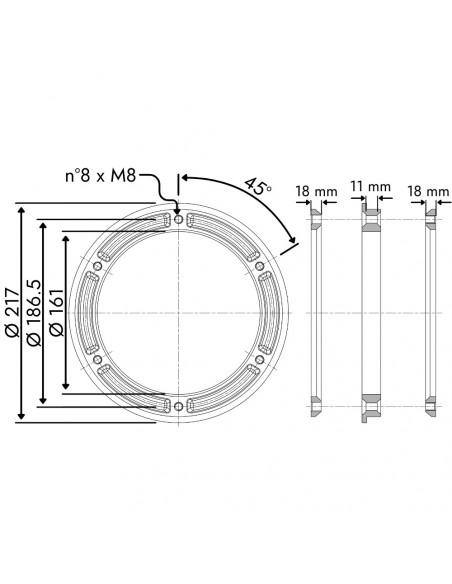 Bridas de nylon para atomizador con junta