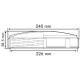 Tapa cerrada de rosca hembra para cisternas Ø 240 mm
