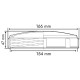 Tapa cerrada de rosca hembra para cisternas Ø 166 mm