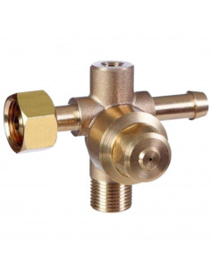 Portaboquilla 1 espiga con rótula y módulo antigota 5 uds