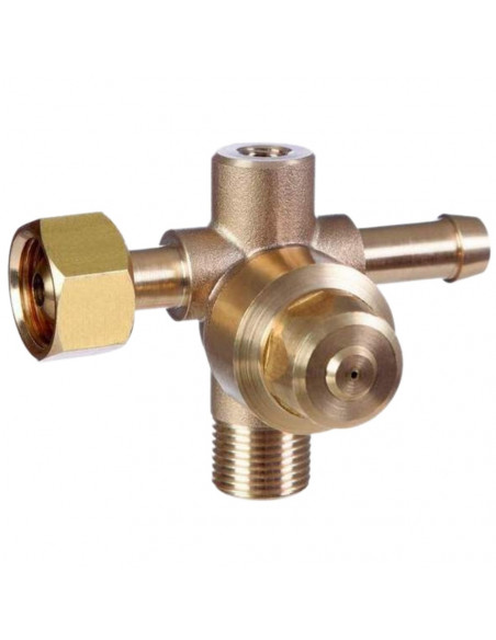 Portaboquilla 1 espiga con rótula y módulo antigota 5 uds