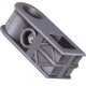 Mordaza de soporte para barra herbicida tubo cuadrado 1/2" / Ø 25 mm 10 uds