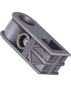 Mordaza de soporte para barra herbicida tubo cuadrado 1/2" / Ø 25 mm 10 uds