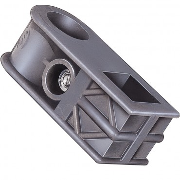 Mordaza de soporte para barra herbicida tubo cuadrado 1/2" / Ø 25 mm 10 uds