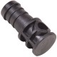 Portagoma Ø 13 mm para barras con tubo flexible