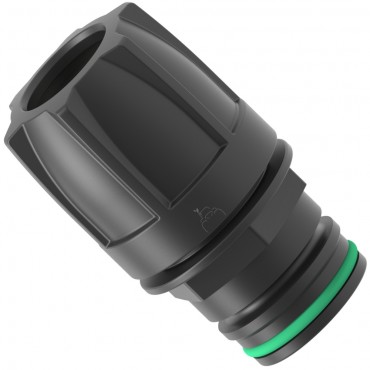 Acople rápido final de barra con final horquilla macho modular T3 para tubo Ø 1/2"