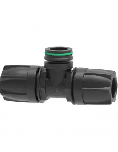 Racor en T acople rápido modular T4 para tubo Ø 3/4"