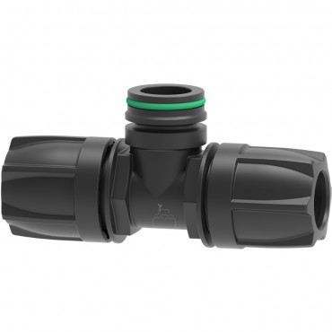 Racor en T acople rápido modular T3 para tubo Ø 1/2"