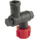 Porta boquilla articulado simple plástico H 1/4" 10 uds