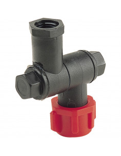 Porta boquilla articulado simple plástico H 1/4" 10 uds