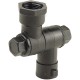 Porta boquilla articulado simple plástico para tuerca bayoneta H 3/8" 10 uds