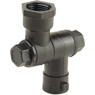Porta boquilla articulado simple plástico para tuerca bayoneta H 3/8" 10 uds