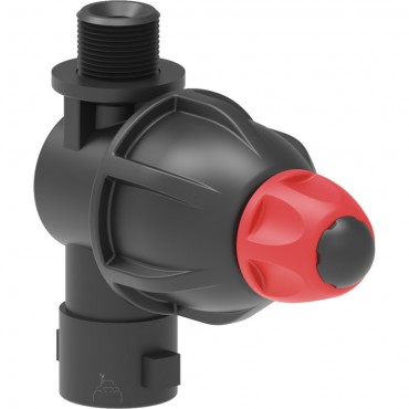 Porta boquilla roscado con antigota, grifo de cierre 3/8" 10 uds