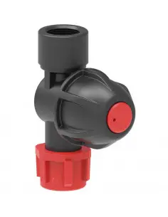 Porta boquilla roscado con antigota y tuerca H 3/8" 10 uds